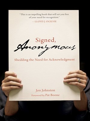 cover image of Signed, Anonymous